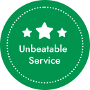 Unbeatable Service Badge
